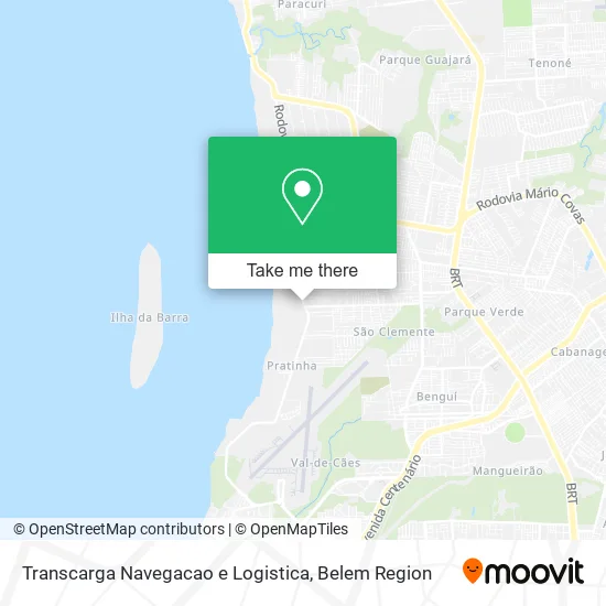 Transcarga Navegacao e Logistica map