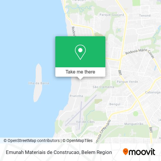 Emunah Materiais de Construcao map