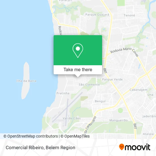 Comercial Ribeiro map