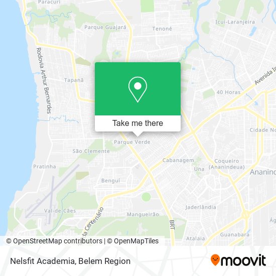 Nelsfit Academia map