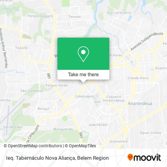 Ieq. Tabernáculo Nova Aliança map