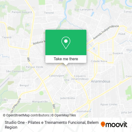 Studio One - Pilates e Treinamento Funcional map