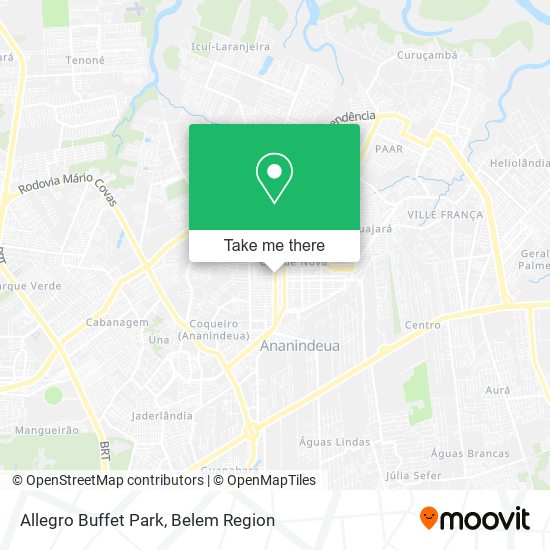 Allegro Buffet Park map