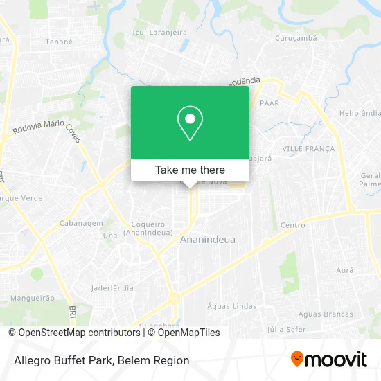 Allegro Buffet Park map