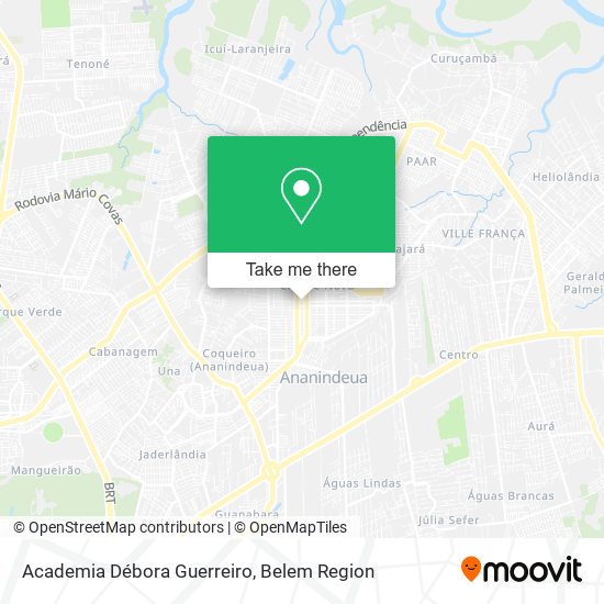 Mapa Academia Débora Guerreiro