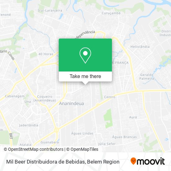 Mil Beer Distribuidora de Bebidas map