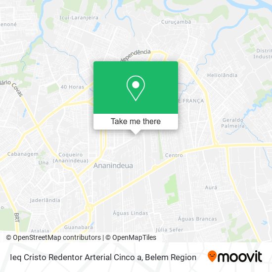 Ieq Cristo Redentor Arterial Cinco a map