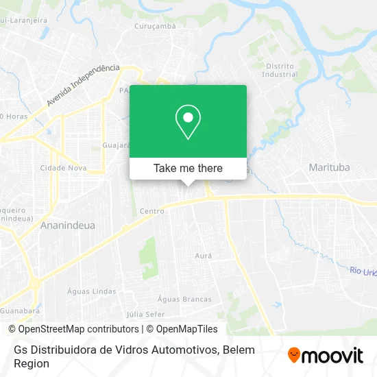 Gs Distribuidora de Vidros Automotivos map