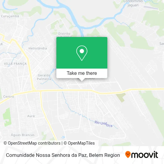 Comunidade Nossa Senhora da Paz map