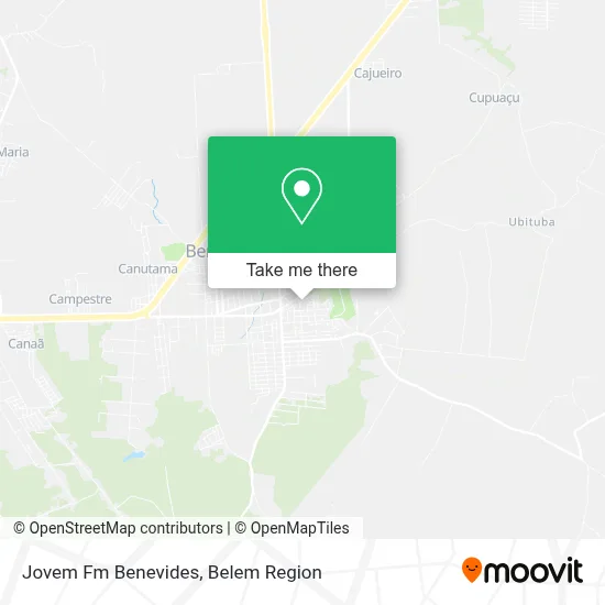 Jovem Fm Benevides map