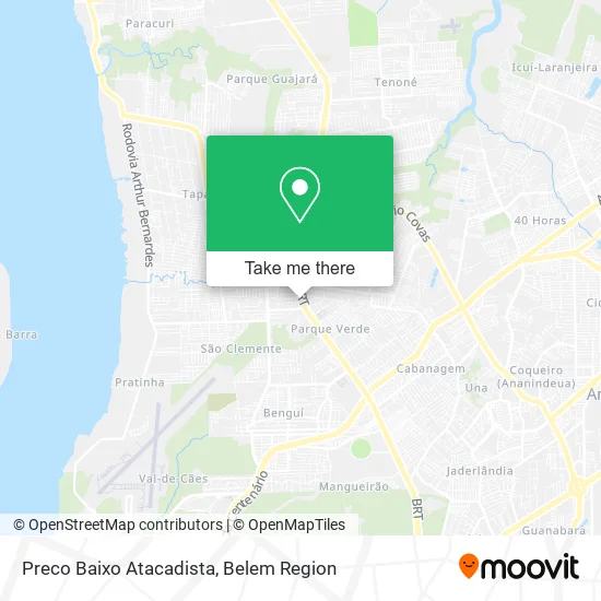 Preco Baixo Atacadista map