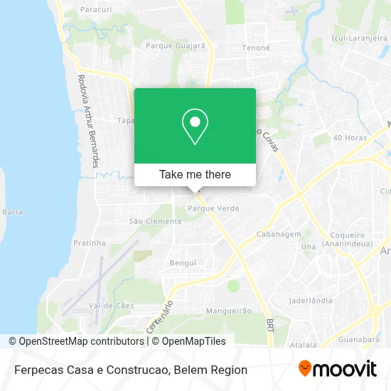 Ferpecas Casa e Construcao map