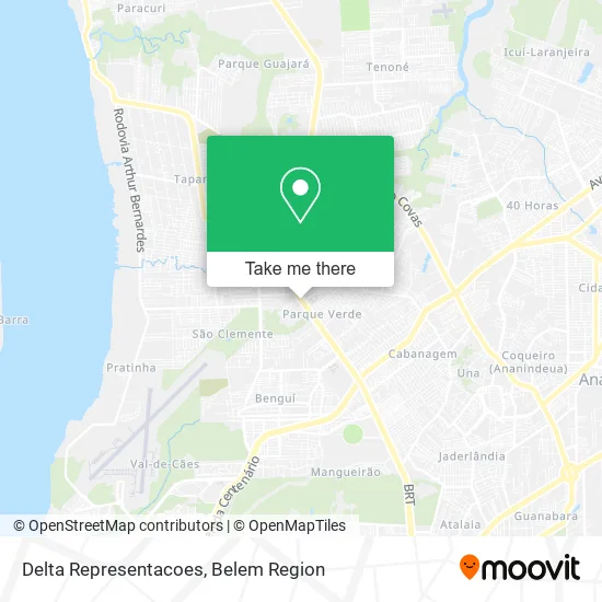 Delta Representacoes map