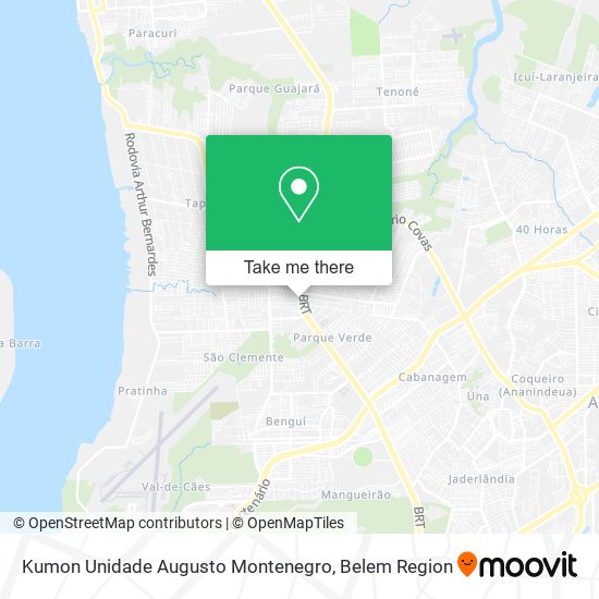 Kumon Unidade Augusto Montenegro map