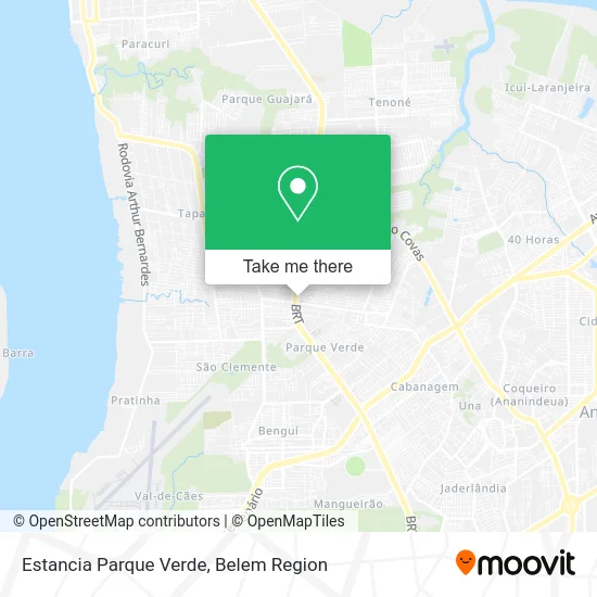 Estancia Parque Verde map