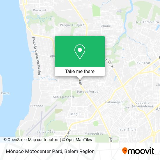 Mônaco Motocenter Pará map