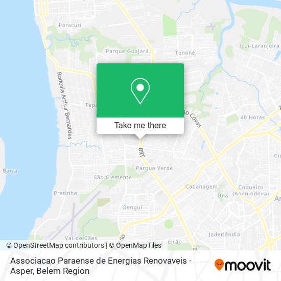 Associacao Paraense de Energias Renovaveis - Asper map