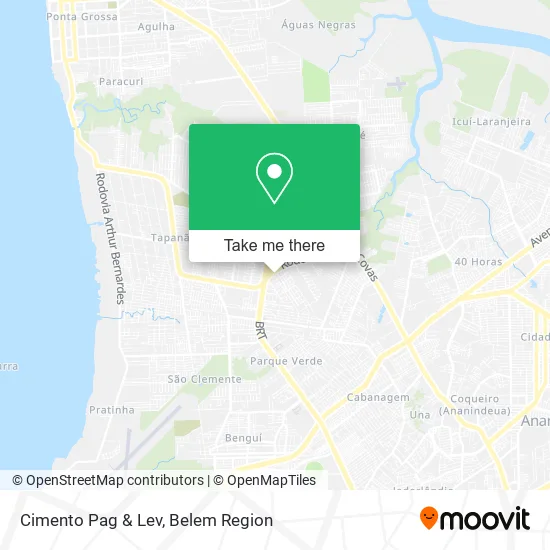 Cimento Pag & Lev map