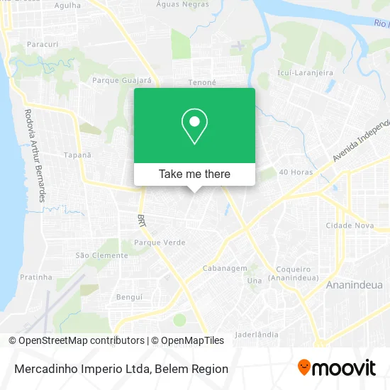 Mercadinho Imperio Ltda map