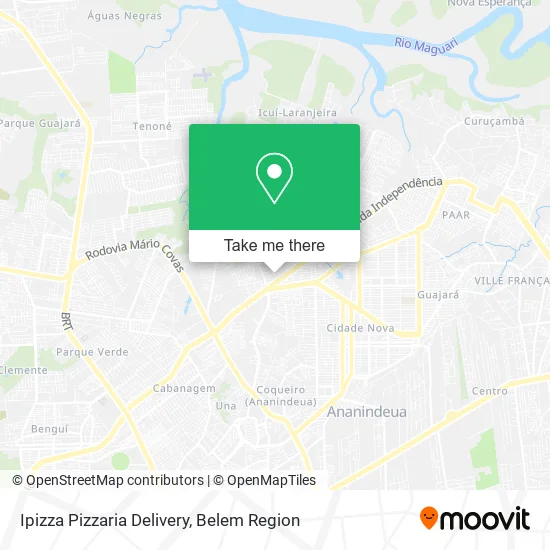 Ipizza Pizzaria Delivery map