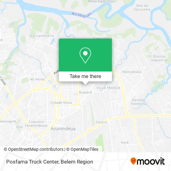 Posfama Truck Center map