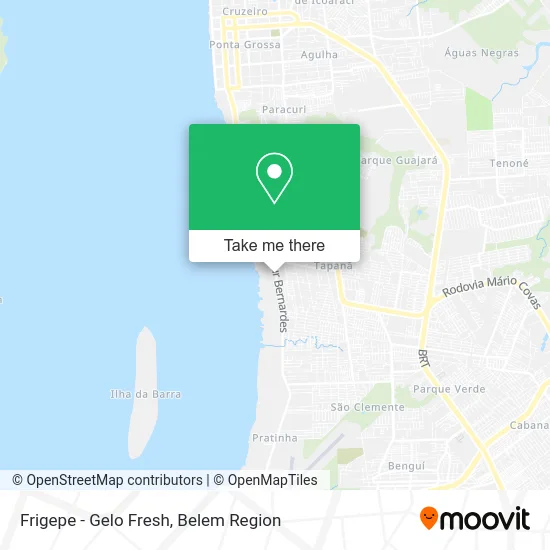 Frigepe - Gelo Fresh map