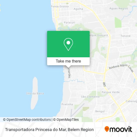 Transportadora Princesa do Mar map