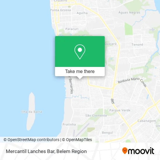 Mercantil Lanches Bar map