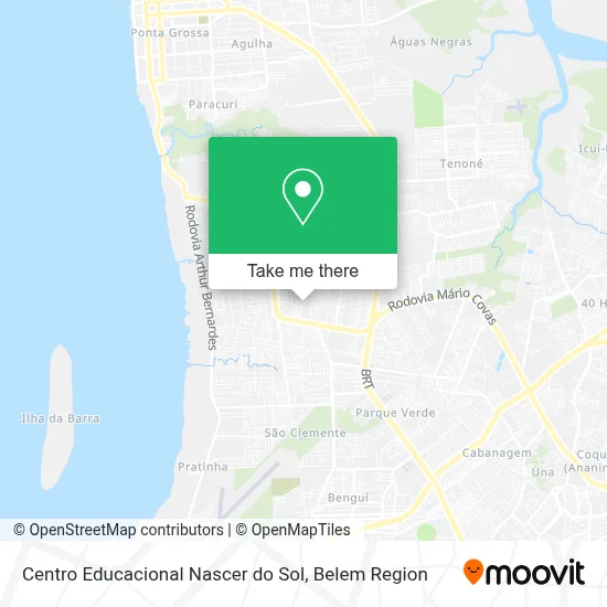 Centro Educacional Nascer do Sol map