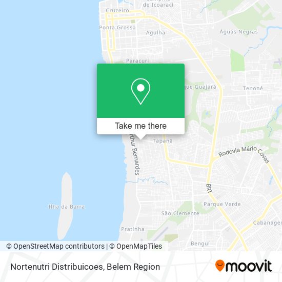 Nortenutri Distribuicoes map