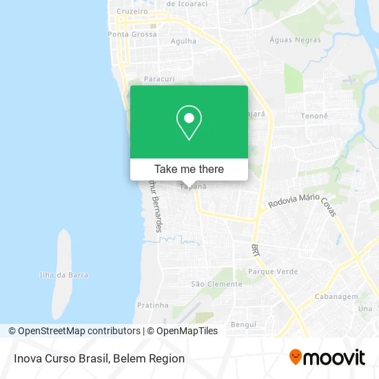 Inova Curso Brasil map