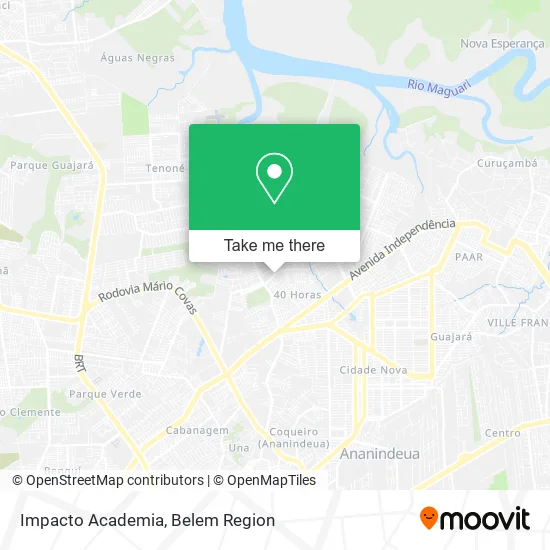 Impacto Academia map