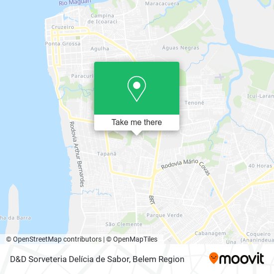 D&D Sorveteria Delícia de Sabor map