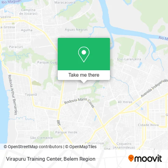 Virapuru Training Center map