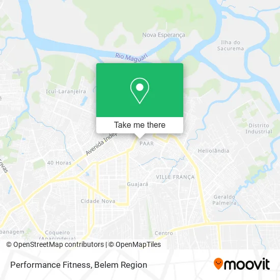 Performance Fitness map