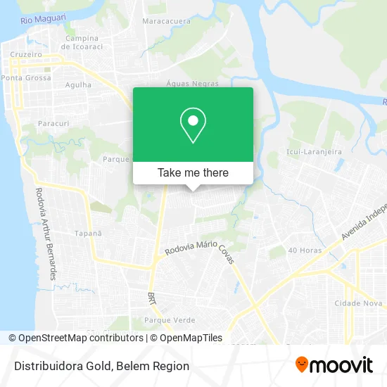 Distribuidora Gold map