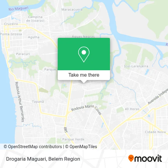 Drogaria Maguari map