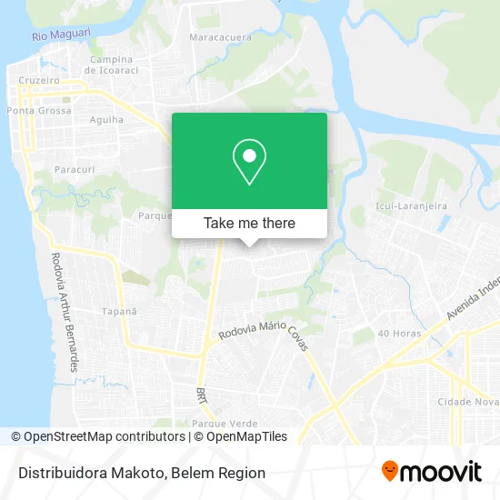 Distribuidora Makoto map