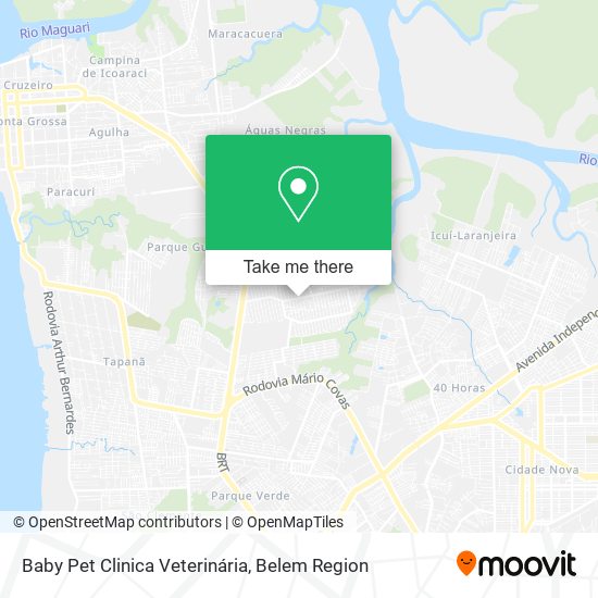 Baby Pet Clinica Veterinária map