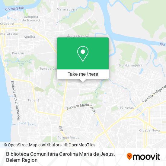 Biblioteca Comunitária Carolina Maria de Jesus map