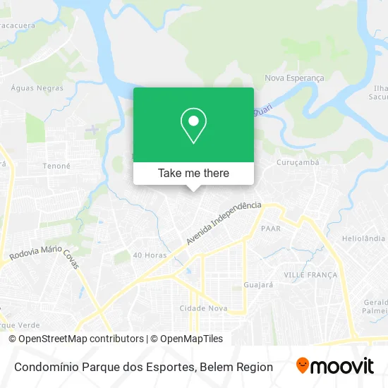 Condomínio Parque dos Esportes map