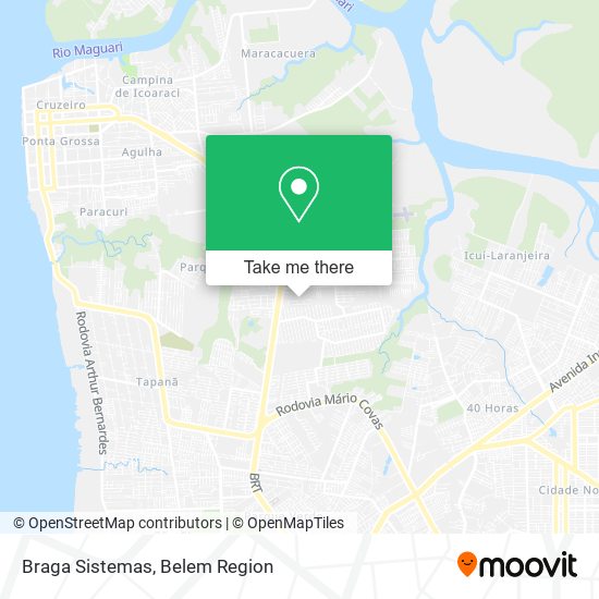 Braga Sistemas map