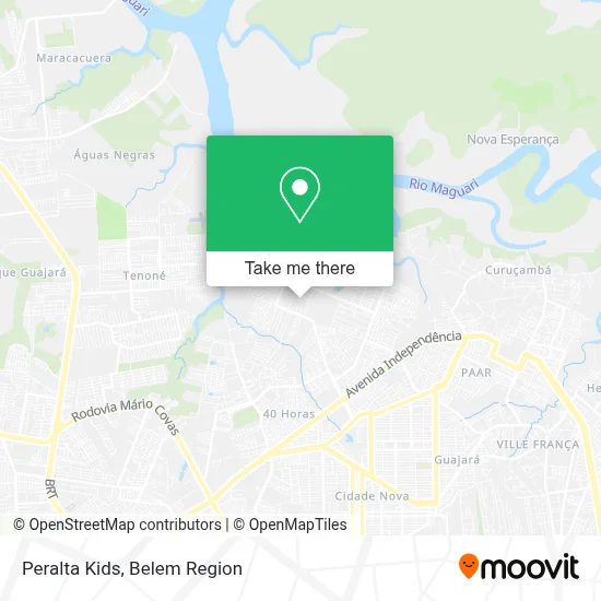 Peralta Kids map