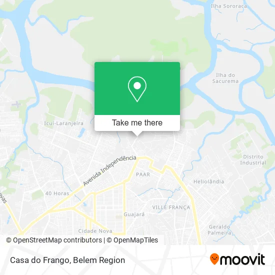 Casa do Frango map