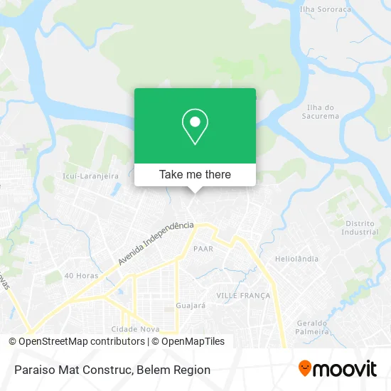 Paraiso Mat Construc map