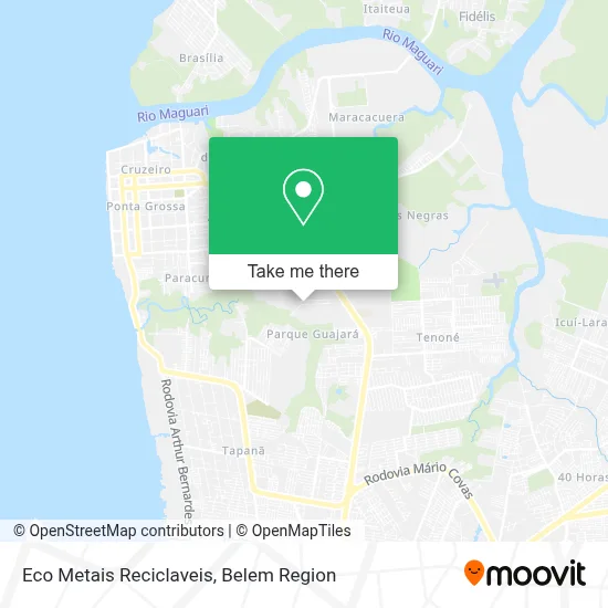 Eco Metais Reciclaveis map