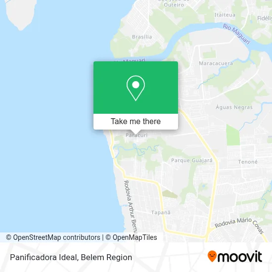 Panificadora Ideal map