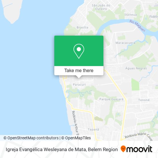 Igreja Evangélica Wesleyana de Mata map