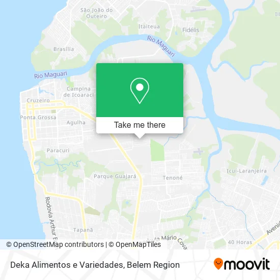 Deka Alimentos e Variedades map