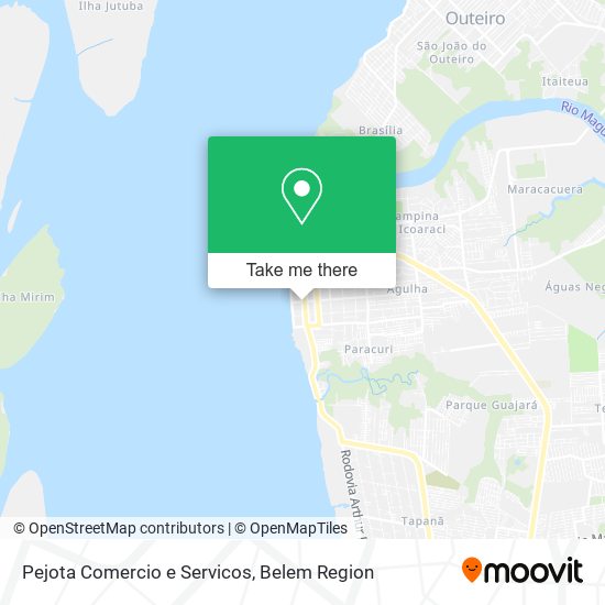 Pejota Comercio e Servicos map